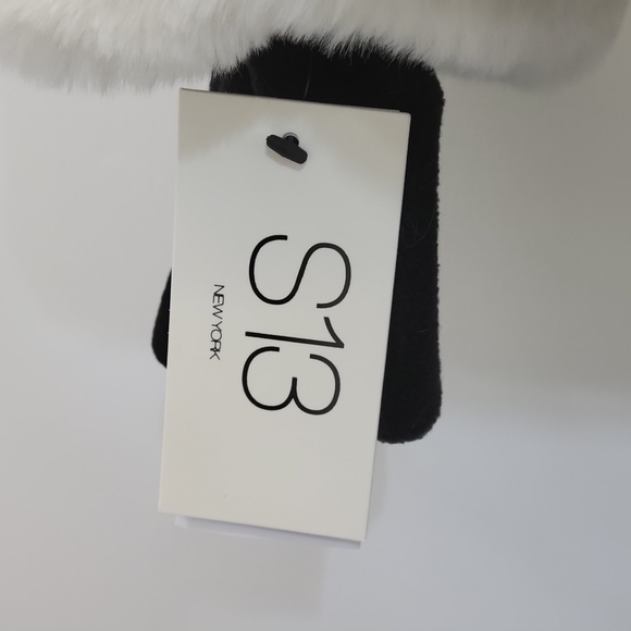 S13 Madison Cream Faux Fur Quilted Puffer Coat Women's XL - Picture 13 of 16